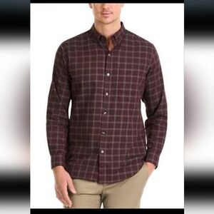 Size M Van Heusen Mens Wrinkle Free Long Sleeve Button Down Shirt